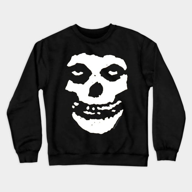 The Crimson Ghost Skull Crewneck Sweatshirt by RainingSpiders